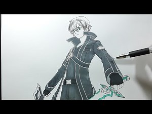 vẽ Allain Kirito liên quân Mobile | how to draw Kirito