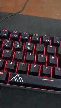como usar teclado 60% muy fácil 👌🏽