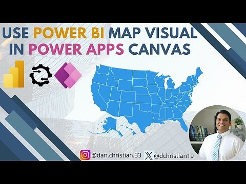 Use Power BI Map Visual in Power Apps Canvas