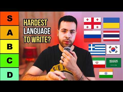Ranking languages by writing difficulty 😱