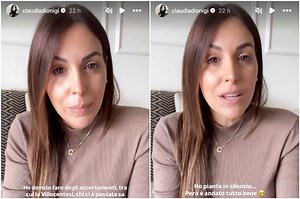 La gravidanza difficile di Claudia Dionigi: “Giorni pieni di paura e ansia, ho pianto in silenzio”
