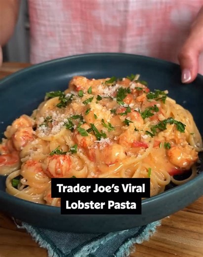 seafood on Instagram: "Trader Joe’s Lobster Pasta 🦞🍝 by @nicolemcmom via @allrecipes Link in Bio for Our Chef crafted digital cook book with over 20 easy & delicious recipes like this! 📖👨🏻‍🍳 #lobster #pasta #traderjoesrecipes #seafood #pasta #easydinners #budgetfriendlymeals #summerdinners #dinner"
