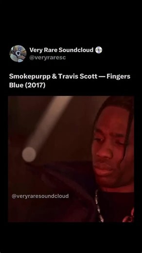 Very Rare Soundcloud 💿 on Instagram: "Smokepurpp & Travis Scott - Fingers Blue (2017) 😭🔥 “Fingers Blue,” a gritty 2017 collaboration between Florida trap rapper Smokepurpp and Houston’s Travis Scott, captures the raw essence of SoundCloud rap with its booming 808s produced by RONNY J and melodic flourishes from Frank Dukes. Smokepurpp delivers braggadocious bars about stacking cash in a Bentley coupe—“I just fucked this bitch inside a Bentley coupe, hopped up in the Wraith, got stars up on th
