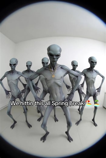 Spring break 2026 #alien #viral #fyp #ai #nightshift | spring break