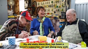 WATCH >> Jane Reilly chats with Charlie and Bill about why they like being part of the “Men’s Shed” at Perry Park Residential Care home… Another great example of ACH Group's Healthy Ageing approach that makes it as easy as possible for people to choose to be physically and mentally fit, remain connected and do what they love every day. | FIVEAA