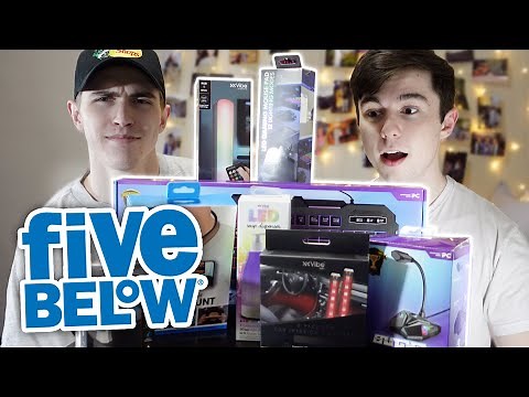 We Tried FIVE BELOW's Cheap Tech Gadgets (Dollar Store Tech Haul)