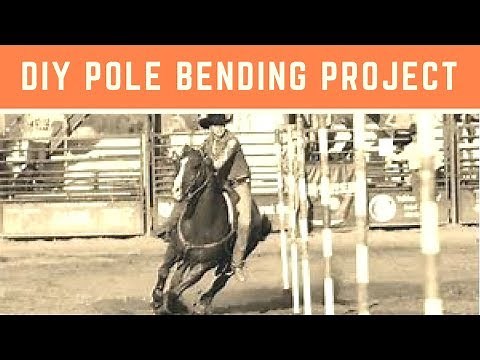 DIY Horse Pole Bending Set Project