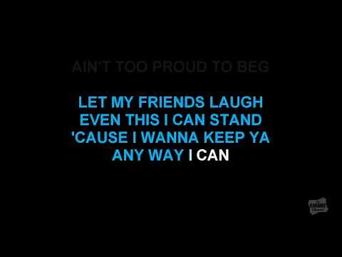 Ain't Too Proud To Beg in the style of The Rolling Stones - karaoke video with lyrics