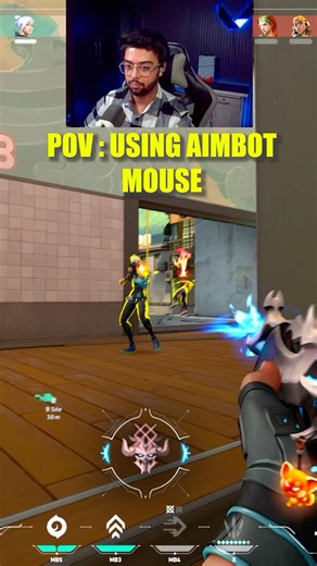 POV : Using AIMBOT Mouse! 💀🔥 #valorant #valorantclips #gaming #shorts #viral
