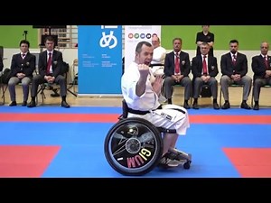 Franck Duboisse World Karate Champion 2014 - Kata Wheelchair - para-karate