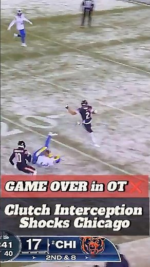 Rams Walk It Off After Overtime Pick | Bears Fall 20–17