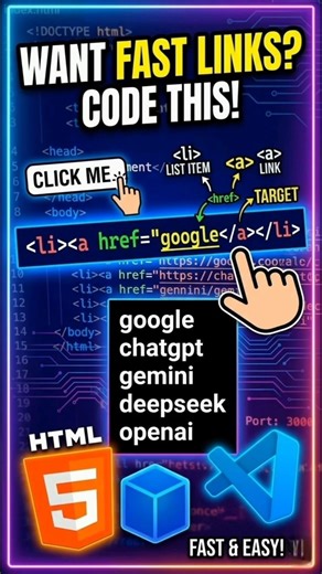 The Quickest HTML Navigation Tutorial #coding #webdevelopment