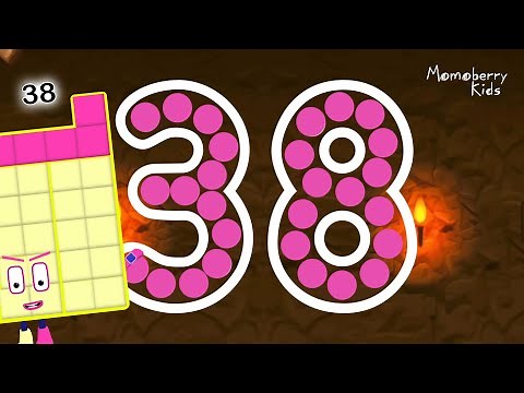 Numberblocks 38 Magic Run - Numberblocks Thirty Eight Adventure | Number Counting Go Explore