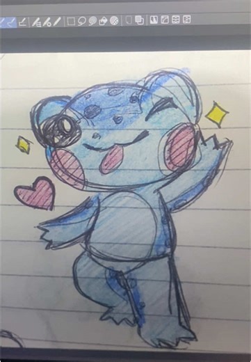 It’s Dart the Frog! 🐸💙 Dart’s a blue poison dart frog who loves gaming, watermelon, and beetles! Today is the last day to sign up to my sticker club to get the Dart sticker ( Pride Eous!), you’ve got till it turns July 1st (BST time zone) to sign up :) Dart is also one of my new characters on ArtFight!! My user on there is also JuiceBoxFrogs, send me your frogs 👀👀 #art #frog #dartfrog #sticker #stickerclub #artfight #poisondartfrog #oc