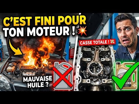 🚨 Tu mets N'IMPORTE QUELLE huile dans ton moteur ? Voilà pourquoi ta voiture FUME et se DÉTRUIT