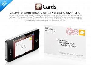 Apple unveils new greeting 'Cards' iPhone app - 9to5Mac