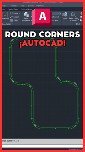 680K views · 9.8K reactions |  Round Crners in AutoCAD with the FILLET Command. #autocad #autocad2d #autocaddrawing #autocadarchitecture #autocaddesigning #autocadtutorial #autocadplan #autocadtraining #yqarch | Arqvis | Facebook