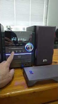 Mini system SEMP TOSHIBA STI XB-857SRT pequeno e bruto! #toshiba #sti #minisystem #nostaligia