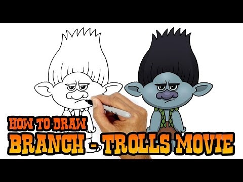 How to Draw Branch | Trolls