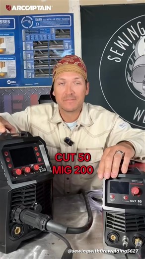 16K views | Build it. Cut it. Done. MIG200 + CUT50 = weld clean beads and make precise cuts—one value bundle. ✅ Weld + Cut in one bundle: MIG/Flux-Core/Stick/Lift-TIG + Plasma Cutter ✅ MIG200: stable arc, easy setup, great for mid-to-thick steel ✅ CUT50: Max Severance Thickness: 3/4" | Arccaptain | Facebook