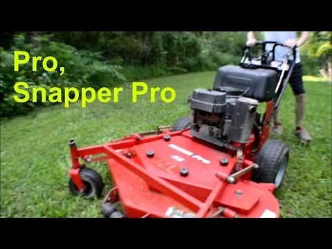 Snapper Pro 48" Hydro Walk Behind Commercial Mower Review