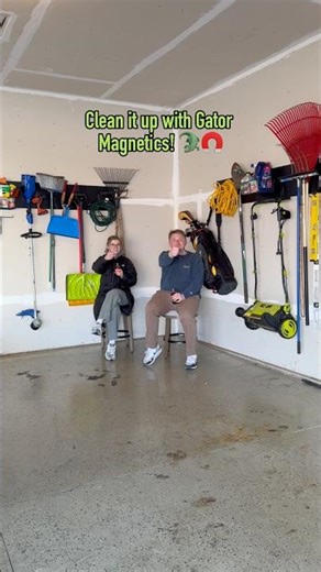 Gator Magnetics Pegboard & Slatwall Alternative for Garage Wall Organization