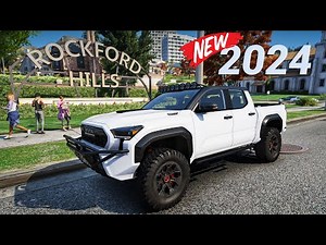 GTA V 2024 Toyota Tacoma Real-Life Car Showcase with NVE ReShade Preset MOD [4K]