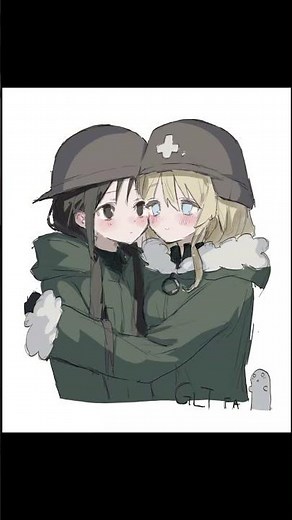 Chito and Yuuri [Girls' Last Tour] | speed paint