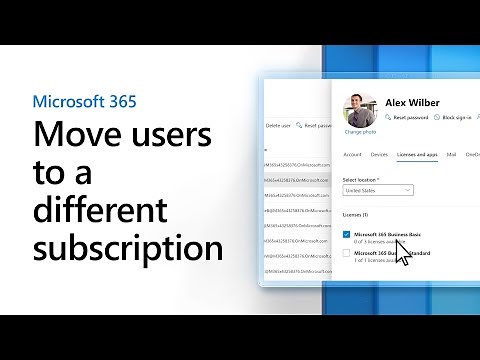 Move users to a different subscription