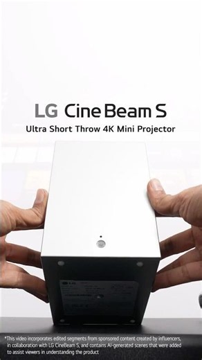 LG CineBeam S : Influencer Highlights | LG