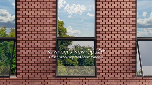 Kawneer on Instagram: "Kawneer is excited to release our new OptiQ® Offset Fixed/Projected Series Window. With a classic yet contemporary design, our new OptiQ® Offset Fixed/Projected Series Window delivers the traditional appearance of a single-hung window alongside the breakthrough simplicity of a single contiguous frame with a fixed lite on top and an offset operable vent or fixed lite underneath. Designed for new-build or retrofit applications, this new high-performing solution meets the ult
