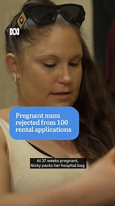 13K views · 35 reactions | Nicky is expecting to give birth to her fifth child any day now. She has a 'guaranteed income' from Centrelink but has been knocked back from 100 rental applications. Demand for housing is skyrocketing - there are 45,000 people on Queensland's social housing wait list. #ABCNews #Pregnant #MumLife | ABC Brisbane | Facebook