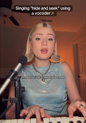 Singing 'Hide and Seek' with a Unique Vocoder Twist