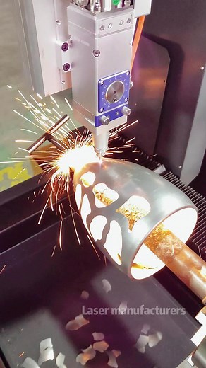 Laser tube cutting trên TikTok