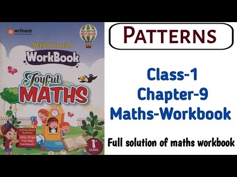 Patterns Class‐1 || Chapter‐9 || Maths‐Workbook NCERT/CBSE || fully solved exercise