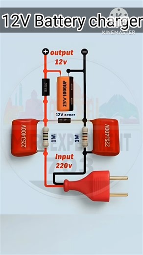 How to Make 12V Battery Charger at Home | Easy DIY Charger circuit 😮😱😱😱#shortsfeed #trending #shorts