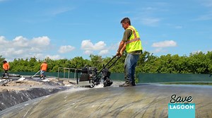 The Grand Canal muck dredging had a small area available for dewatering the muck. A different technology, Geotubes, had to be utilized in order to dry the muck to haul it away. #SaveOurLagoon #LagoonLoyal #LagoonLife #OneLagoon #SpreadLagoonLove | Brevard County Save Our Indian River Lagoon
