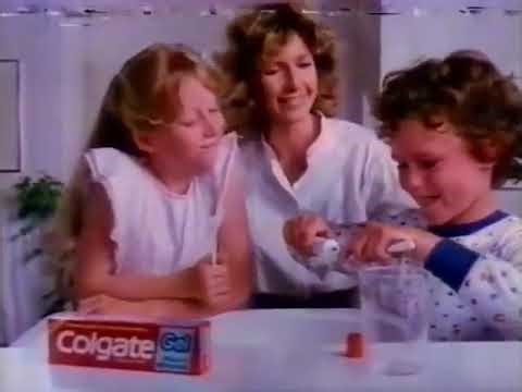 1983 Colgate Gel – Deutsche Retro Werbung