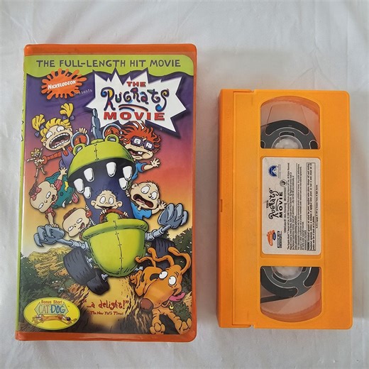 The Rugrats Movie VHS 1998 Nickelodeon Orange Tape Paramount Clamshell - Etsy Canada