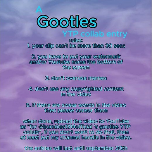 A Gootles YTP collab entry (Closed) read desc #shorts #gootles