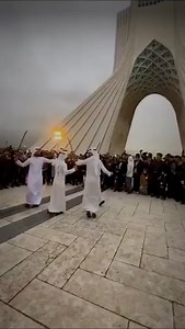 23K views · 831 reactions | #WATCH: #Video footage from #Tehran appears to show #Iranian Arabs performing the traditional Arabic sword dance. Video source: twitter @LivinginTehran | Arab News | Facebook