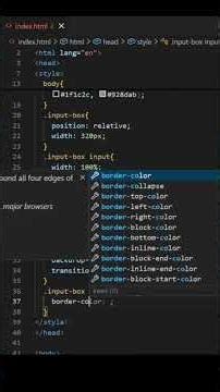 Modern Floating Label Input Design with HTML CSS ✨ #webdesign #coding #frontendcourse