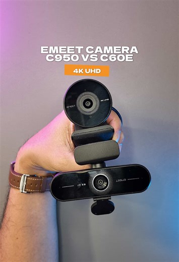 Comparing Emeet C60E and C950 Cameras