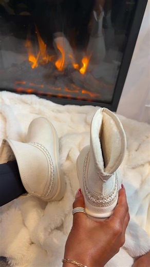 Women’s slipper booties with a soft, cozy feel and easy slip-on comfort that keep your feet warm for everyday wear around the house. #tiktokshopcreatorpicks #GiftIdea #womensslipperbooties #bootieslippers #cozyslippers