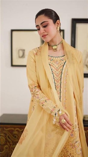 Orange Lawn Dresses 2026 | Pakistani Ready To Wear Summer Collection | NAQSHI