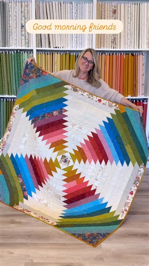 Edyta Sitar on Instagram: "Good morning, quilting friends! 🧵☀️ May your stitches be straight, your bobbins full, and your coffee strong. Have a beautiful day! 💛🪡 #GoodMorning #QuiltingCommunity #QuilterLife #MorningVibes#"