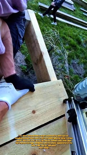 The Fastest Way to Install Deck Boards Perfectly | Smart Woodworking Trick