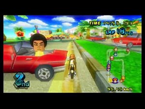 Playing 50 Laps of Wii Coconut Mall