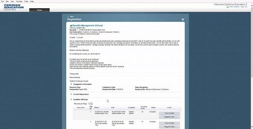 Welcome to the Ceridian Education Center!