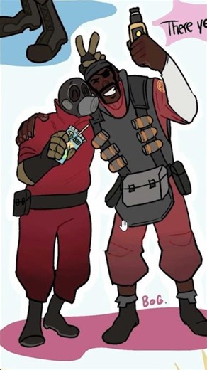 Pyro Hugging Everyone